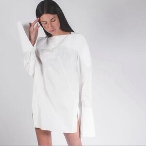 Rick Owens Collage Tunic in Milk